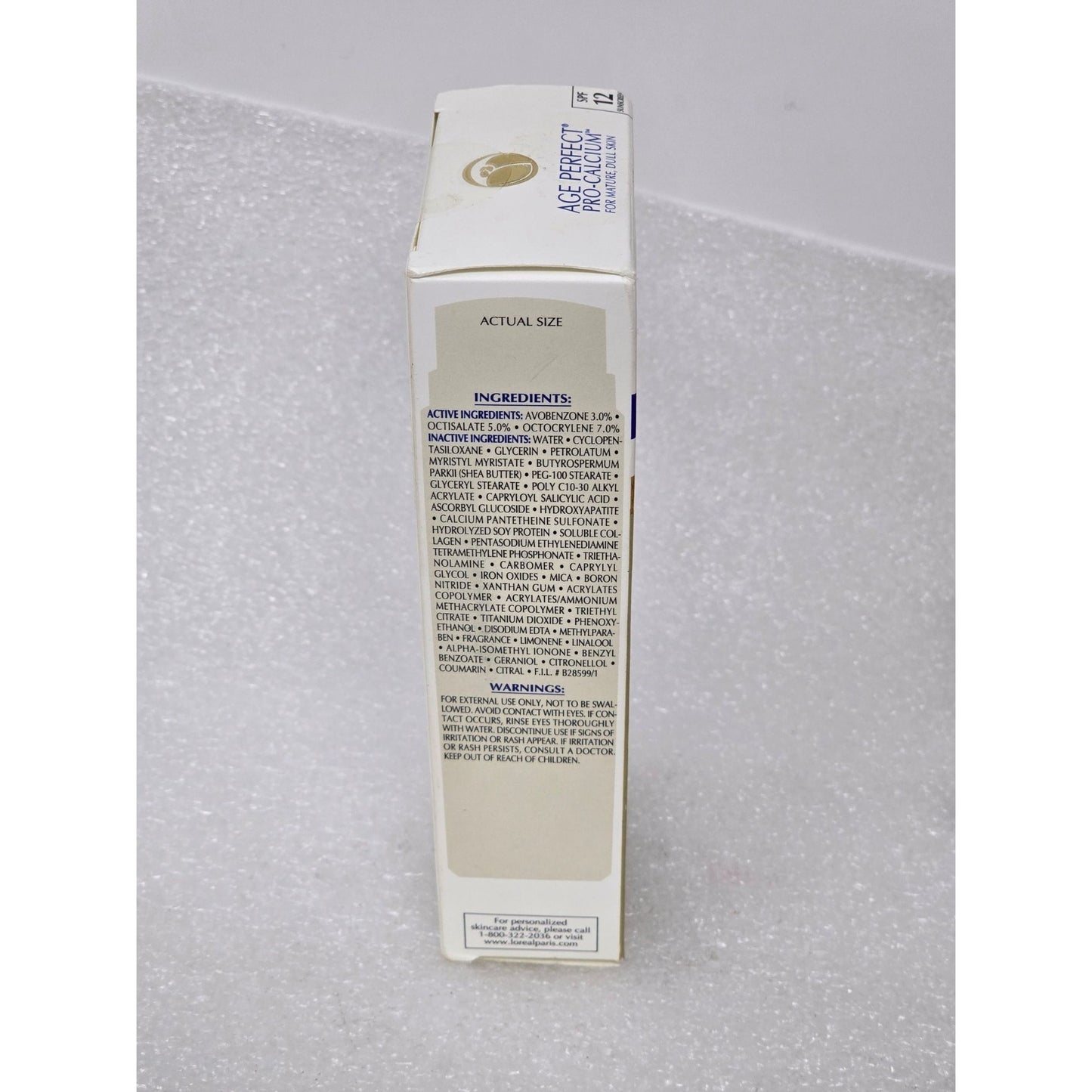 L'Oreal Age Perfect Pro-Calcium Radiance Perfector Sheer Tint Moisturizer Light