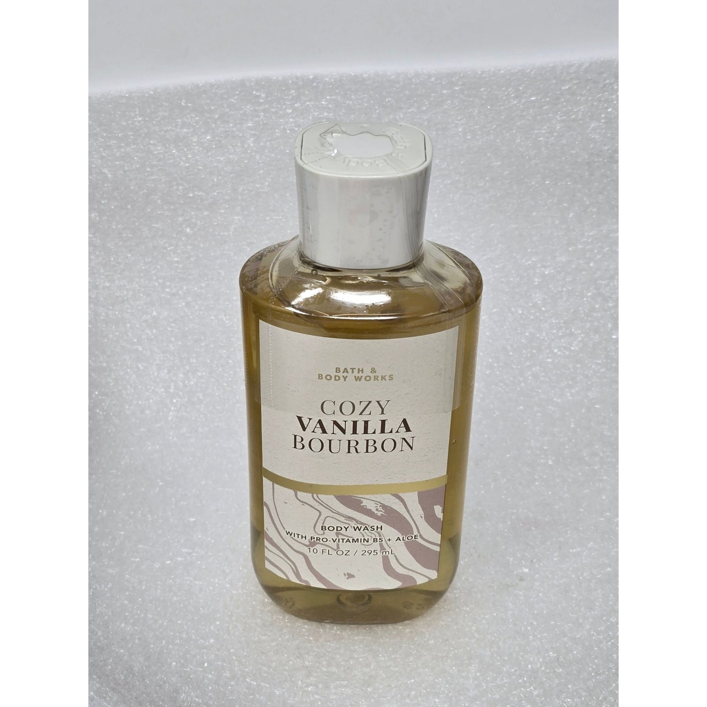 Bath & Body Works Cozy Vanilla Bourbon Body Wash 10 Fl Oz Dermatologist Tested
