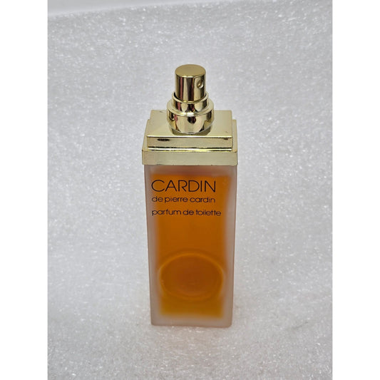 De Pierre Cardin Parfum De Toilette Perfume 2.5 Fl Oz Spray Frosted Glass Bottle