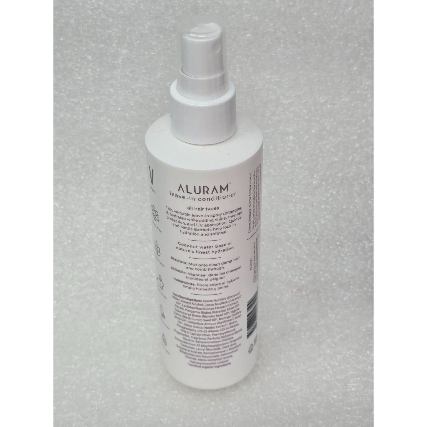 Aluram Leave-In Conditioner 8 Fl Oz For All Hair Types