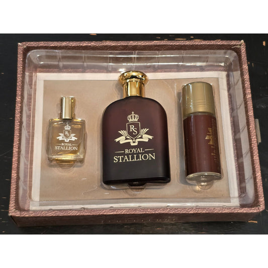 Belcam Beauty Royal Stallion 3 Pc Gift Set Cologne Deodorant