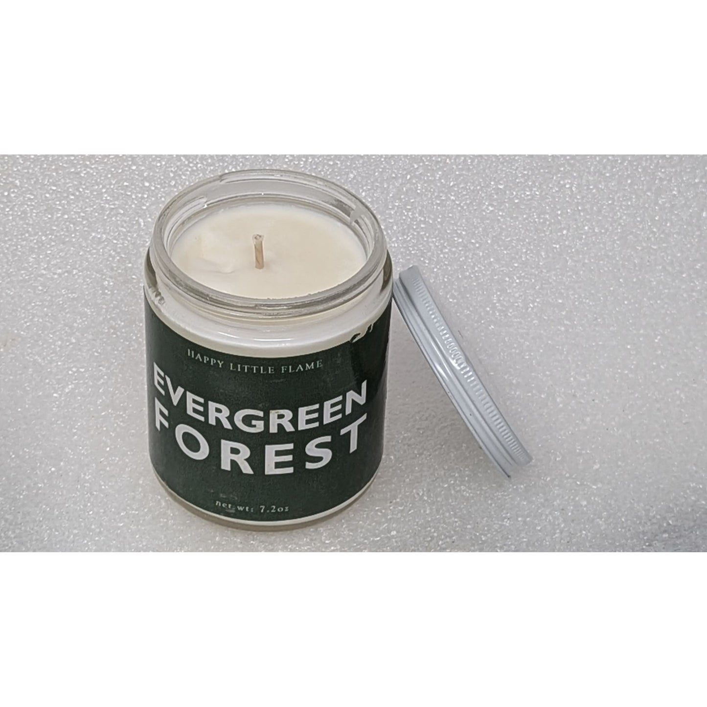 Evergreen Forest Soy/Coconut Wax Candle 7.2 oz Happy Little Flame