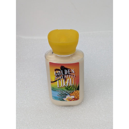 Bath & Body Works Golden Pineapple Luau Travel Size Body Lotion 3 Oz