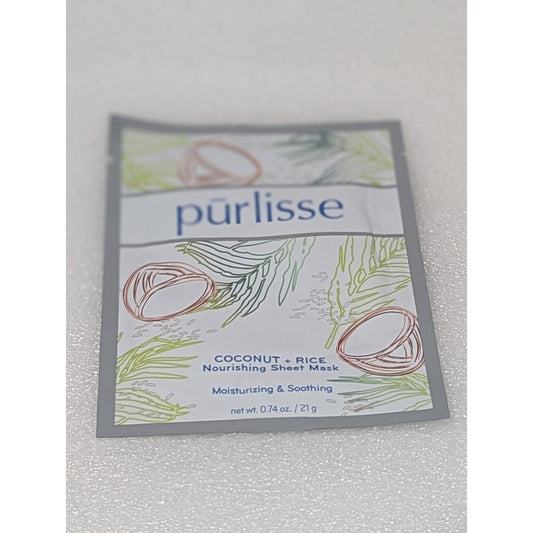 Purlisse Coconut Rice Nourishing Sheet Mask