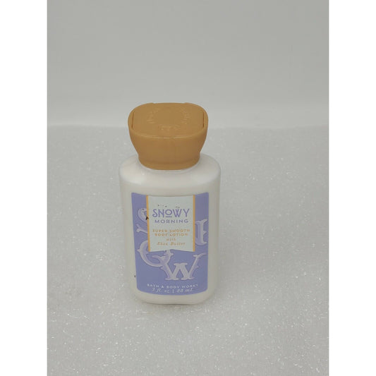 Bath & Body Works SNOWY MORNING Body Lotion 3 oz Travel Size