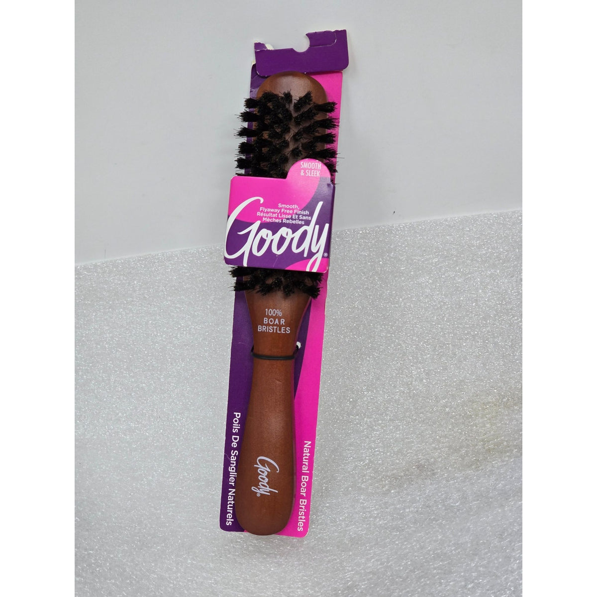 Goody Natural Boar Bristle Hair Brush Reduces Frizz For Dry Or Wet Hair