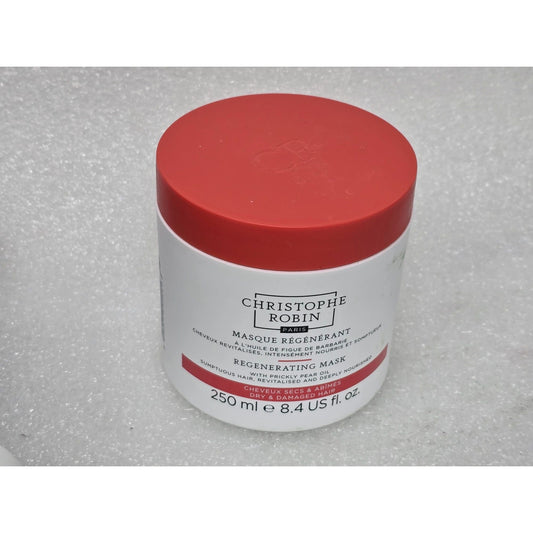 Christophe Robin Regenerating Hair Mask 250ml/8.4 Fl Oz With Prickly Pear Oil