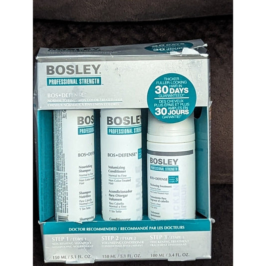 Bosley BOS Defense Normal To Fine Non Color Treated Hair Kit