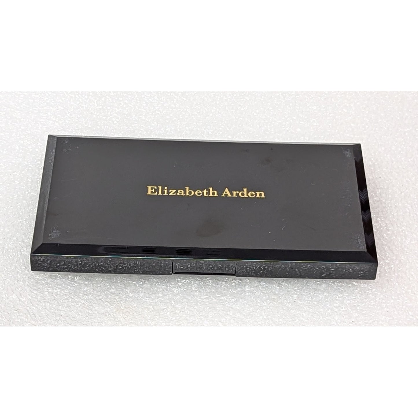 Elizabeth Arden Empty Makeup Mirror Compact Black Rectangular Case