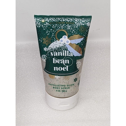 Bath & Body Works Vanilla Bean Noel Exfoliating Glow Body Scrub 8 oz