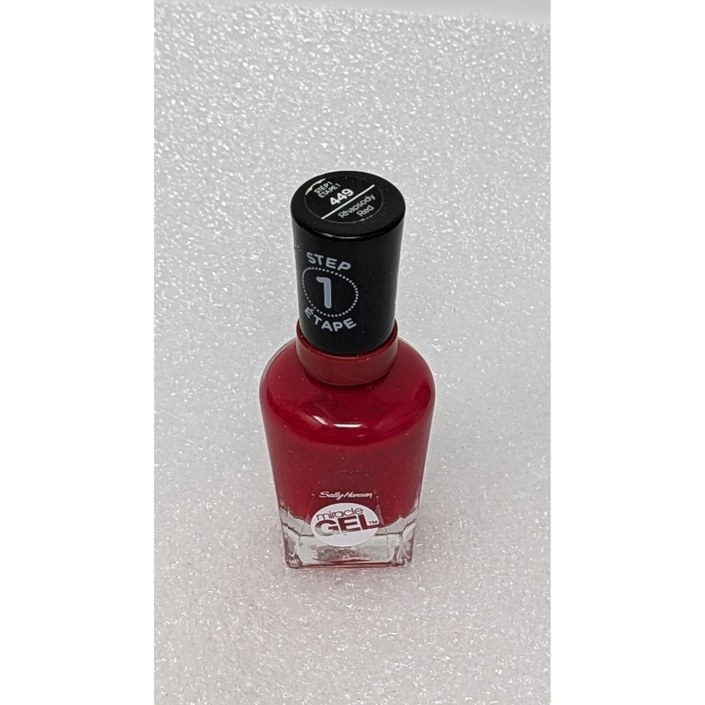 Sally Hansen Miracle Gel Nail Polish Step 1 Rhapsody Red 449