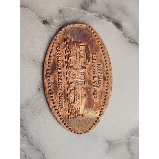 Pressed Penny Souvenir Carnegie Science Center Railroad Village Collectible Coin