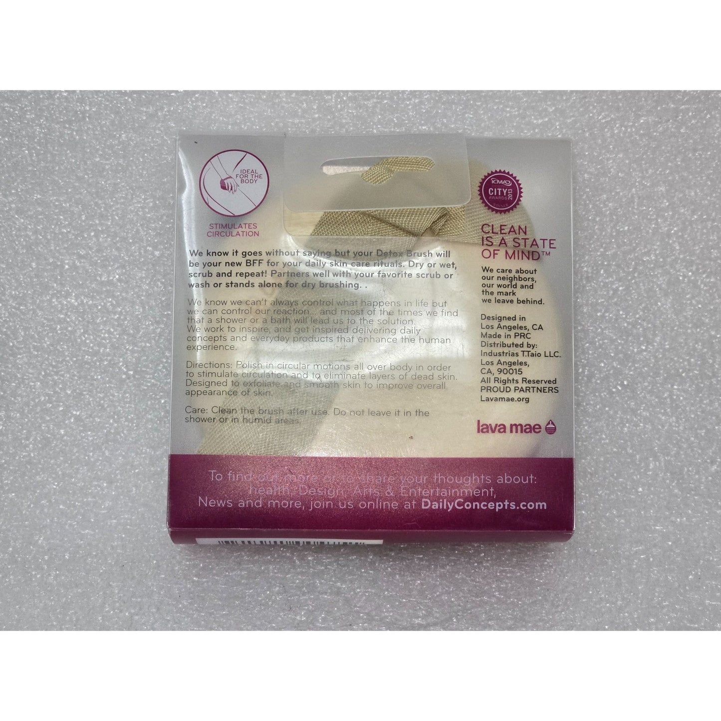 Daily Concepts Daily Detox Massaging Brush