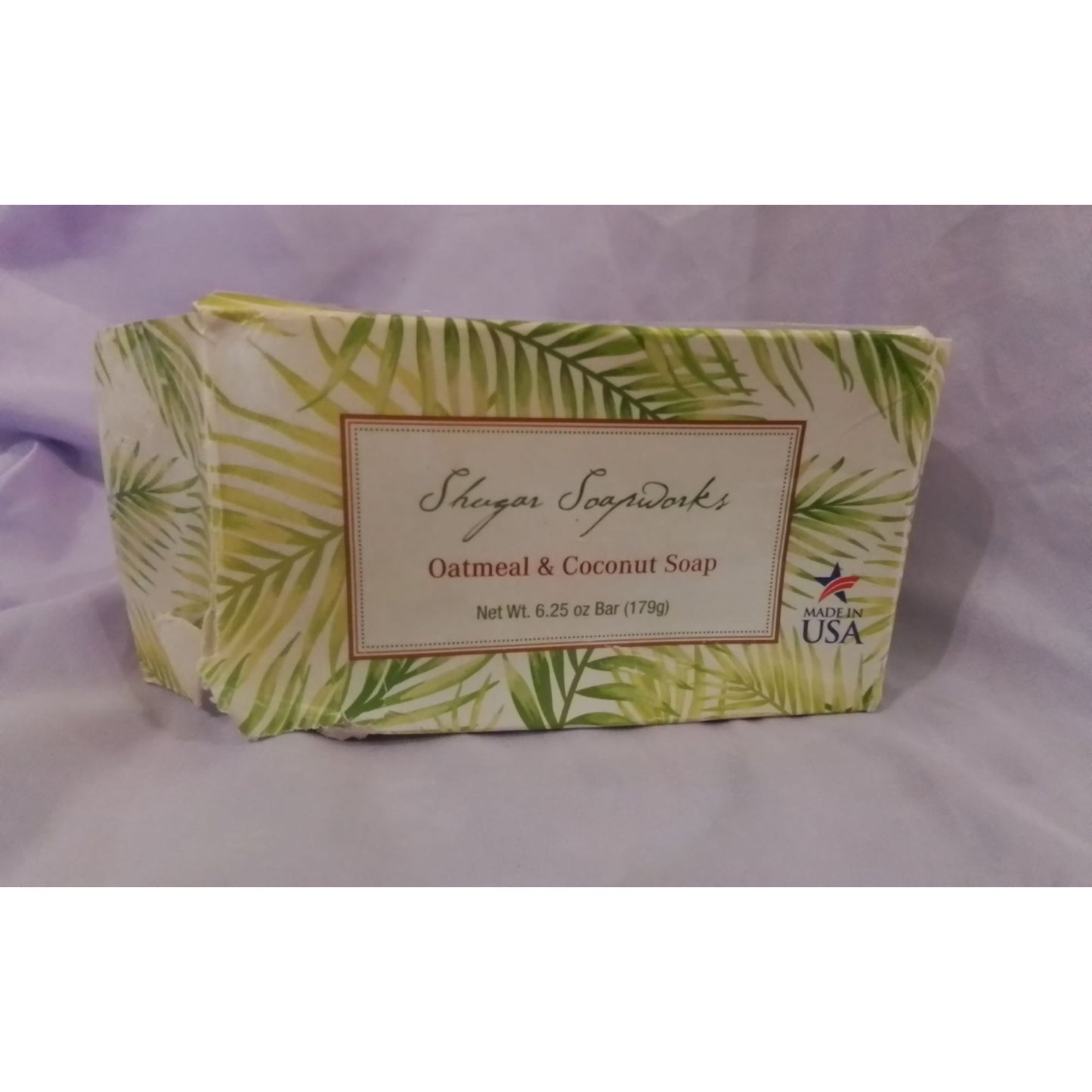 Shugar Soapworks Oatmeal & Coconut Soap 6.25 oz Natural Bar