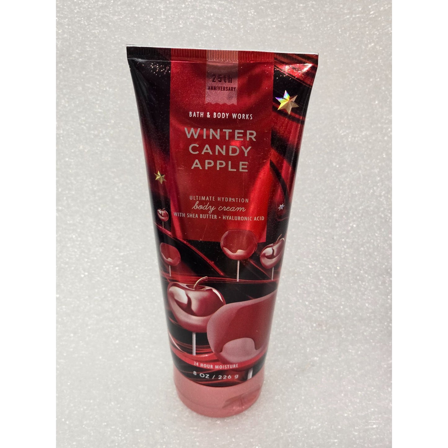 Bath & Body Works Winter Candy Apple Body Cream 8 Oz  24 Hour Moisture