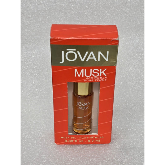 Jovan Musk Oil For Women 0.33 Fl Oz / 9.7 Ml - Classic Fragrance Perfume Coty