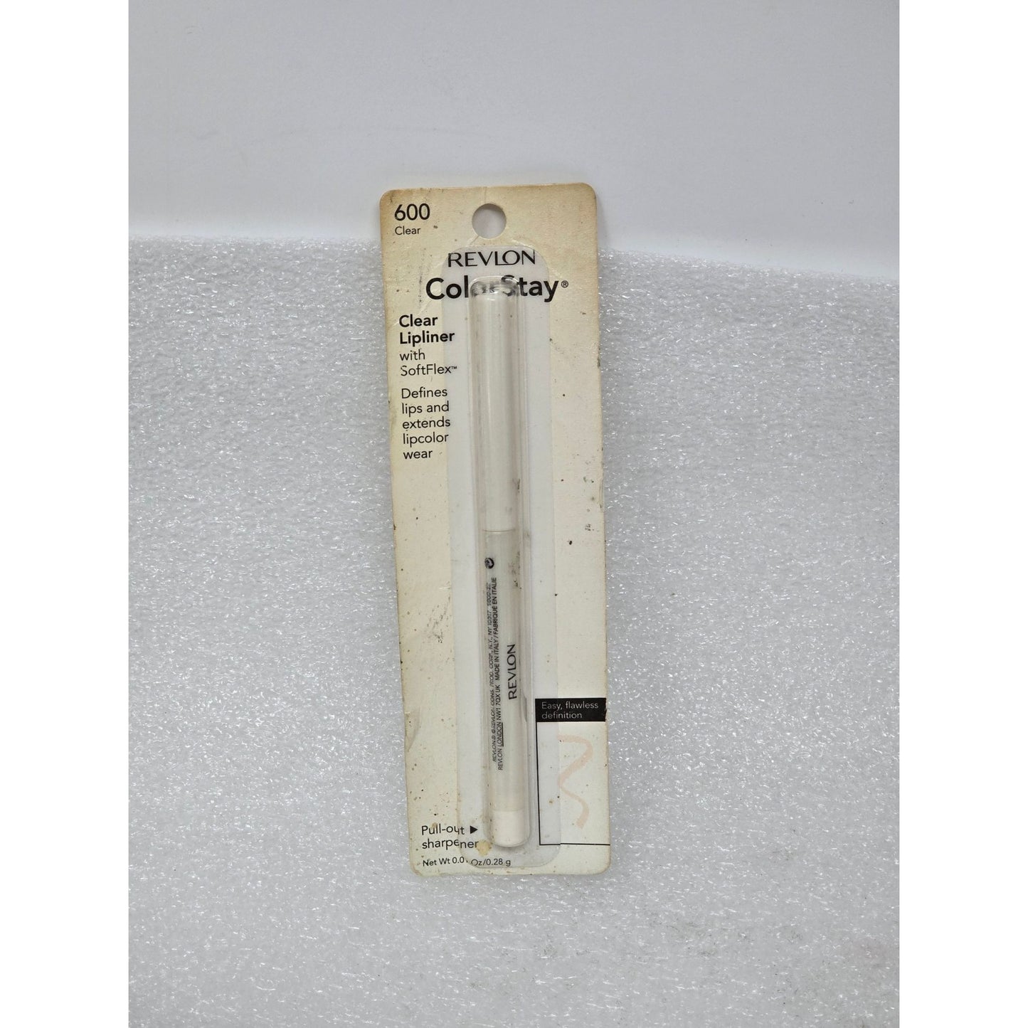 Revlon Colorstay Clear Lip Liner 600 Softflex Defines Lips & Extends Lipcolor