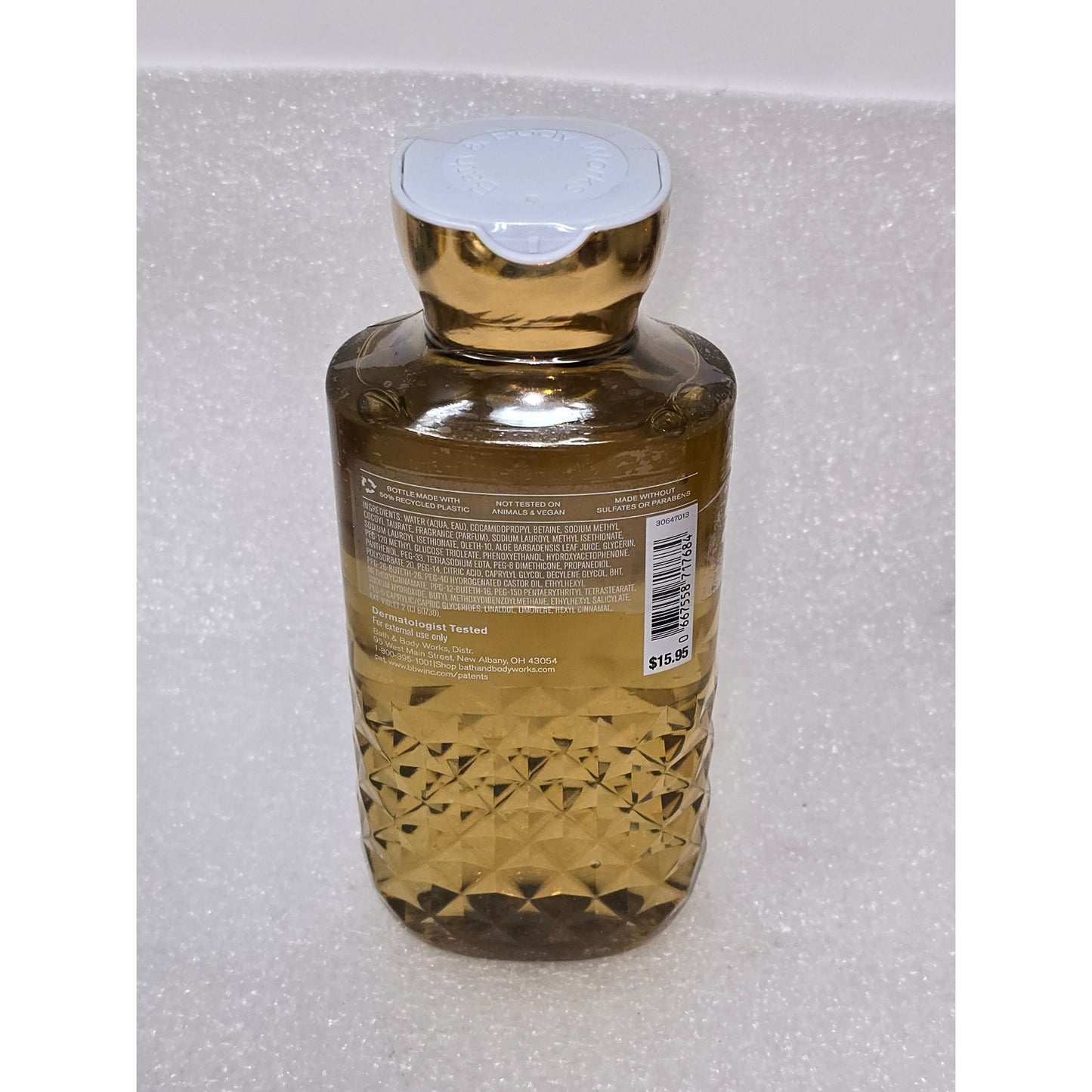 Bath & Body Works Golden Berry Mistletoe Body Wash Shower Gel 10 Fl Oz