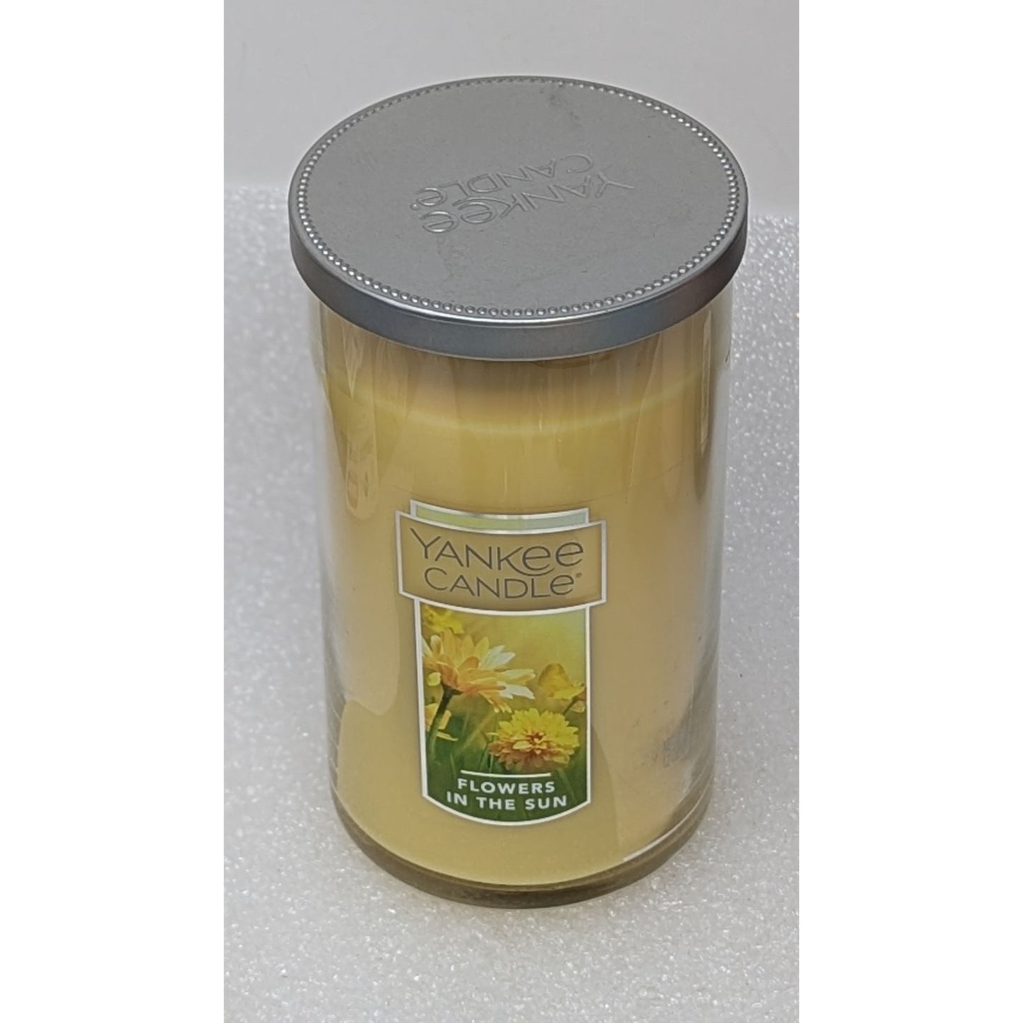 Yankee Candle Flowers In The Sun Scented Candle 12 oz Glass Jar With Lid