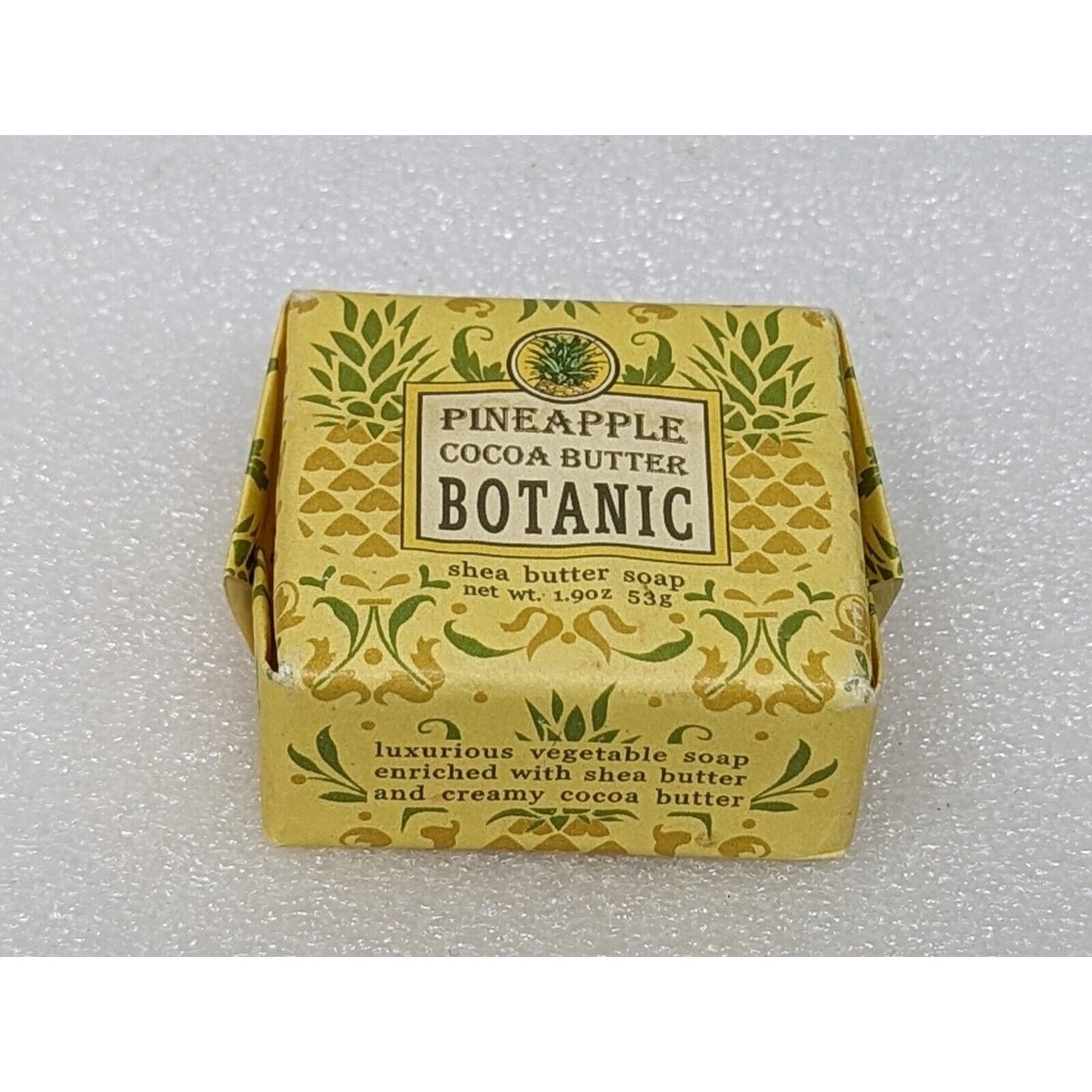 Greenwich Bay Pineapple Cocoa Butter Botanic Shea Butter Soap Bar 1.90 oz