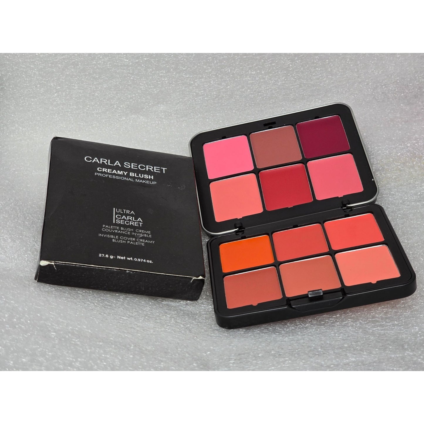 Carla Secret Creamy Blush Palette Professional Makeup Assorted Shades