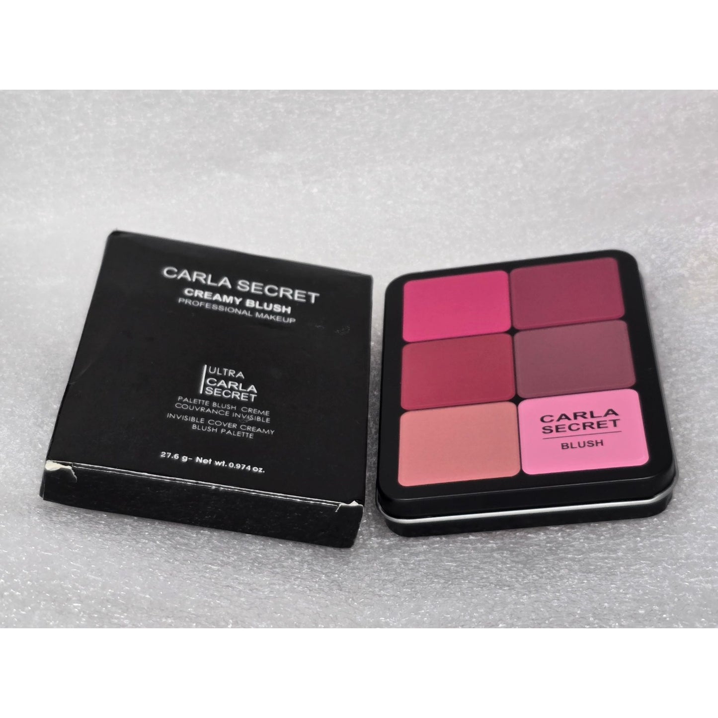 Carla Secret Creamy Blush Palette Professional Makeup Assorted Shades