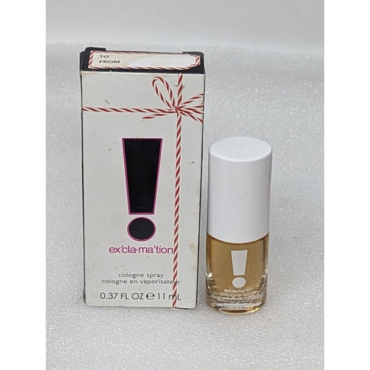 Coty Exclamation Mini Cologne Spray for Women .37 oz Perfume