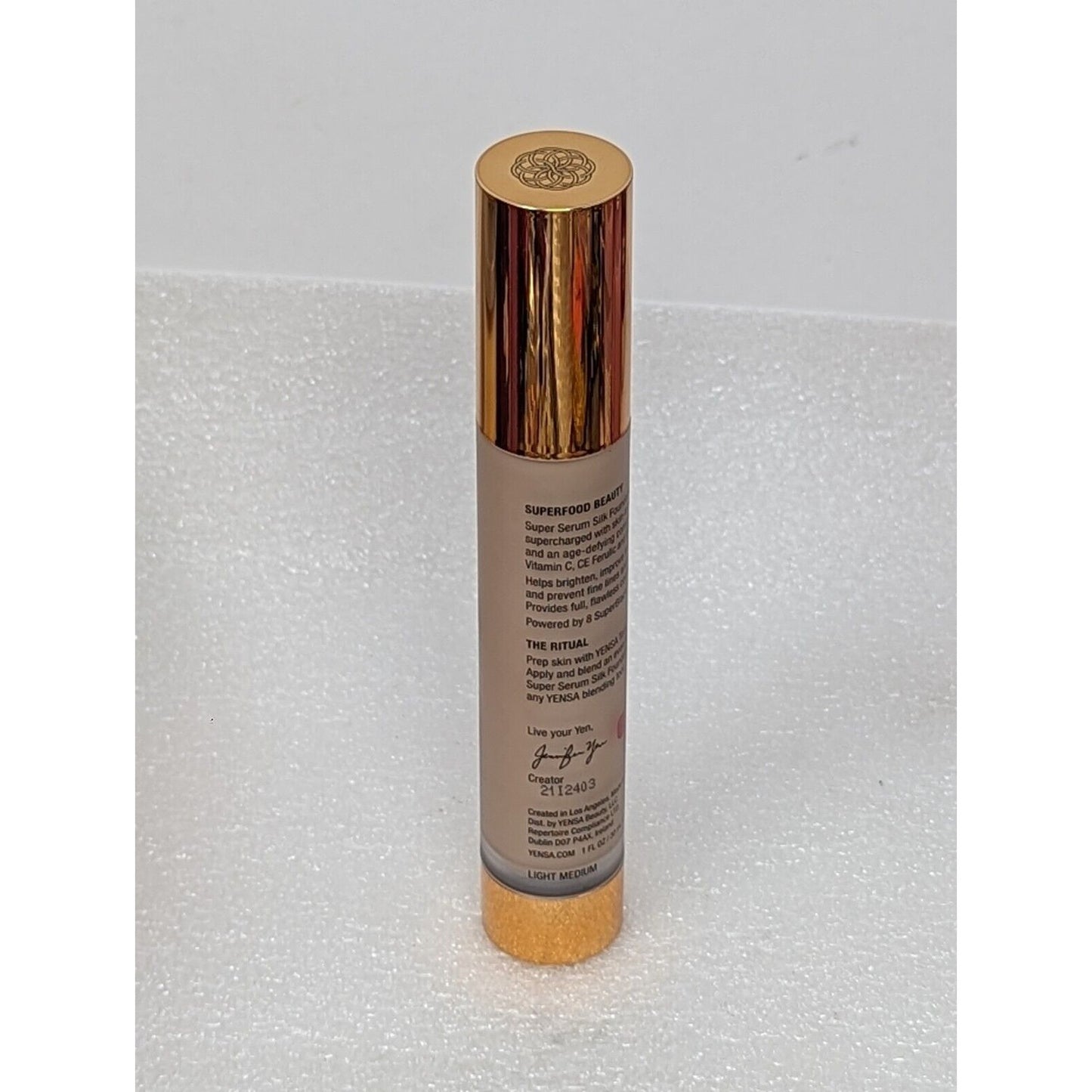 Yensa Super Serum Silk Foundation Light Medium 1 oz / 30 mL