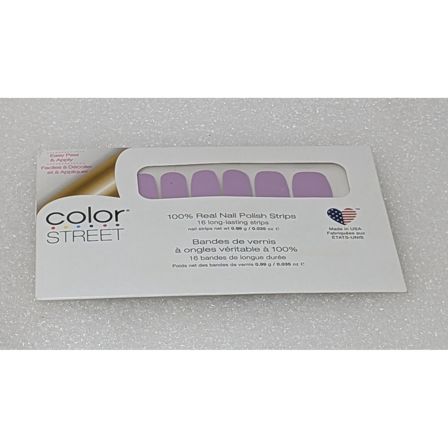 Color Street 100% Real Nail Polish Strips 16 Long-Lasting Strips Fashion Prague-er