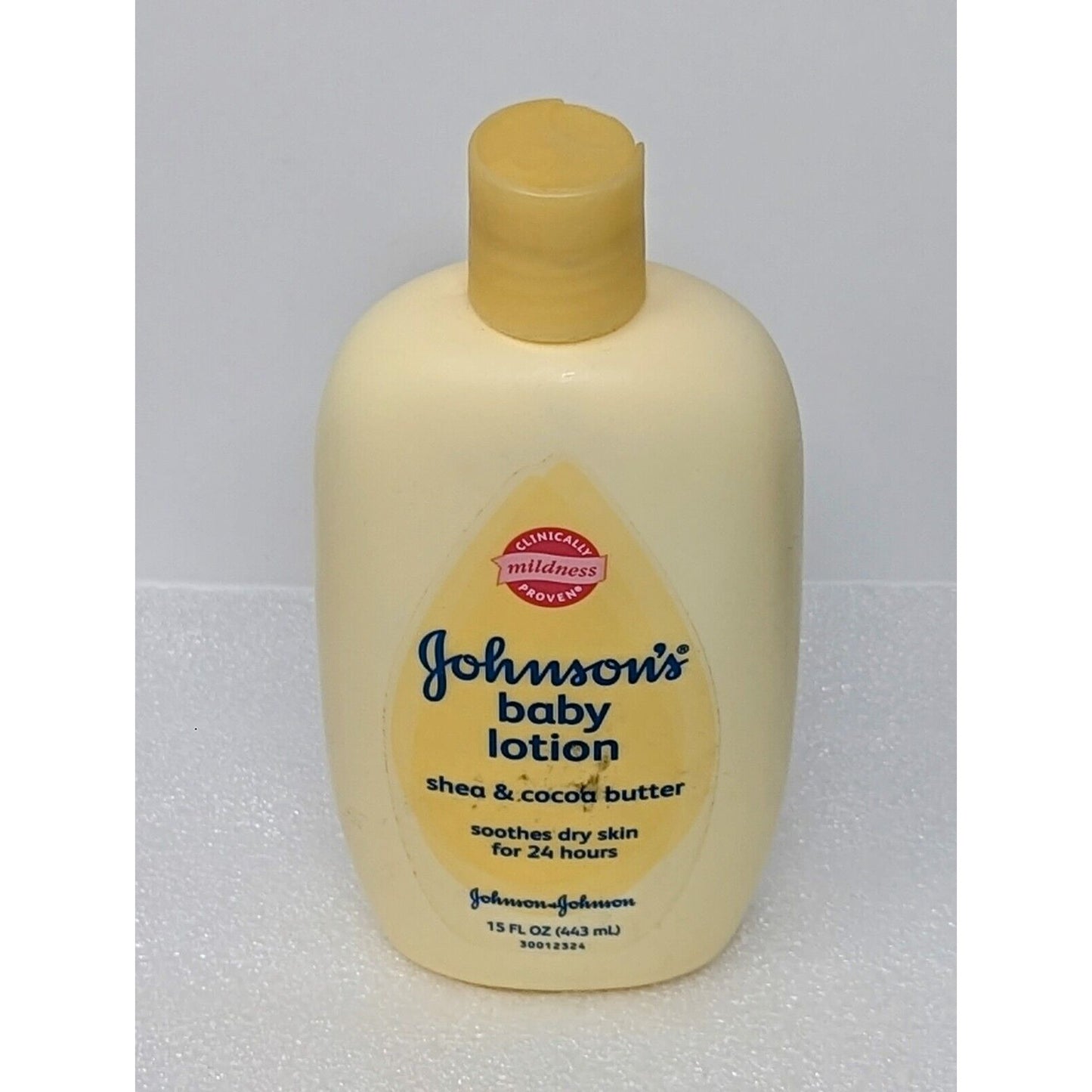 Johnson's Baby Lotion Shea & Cocoa Butter Original Formula 15 oz Yellow