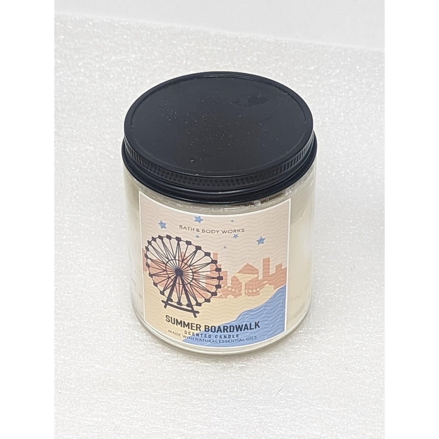 Bath & Body Works Summer Boardwalk 7 oz Single Wick Jar Candle
