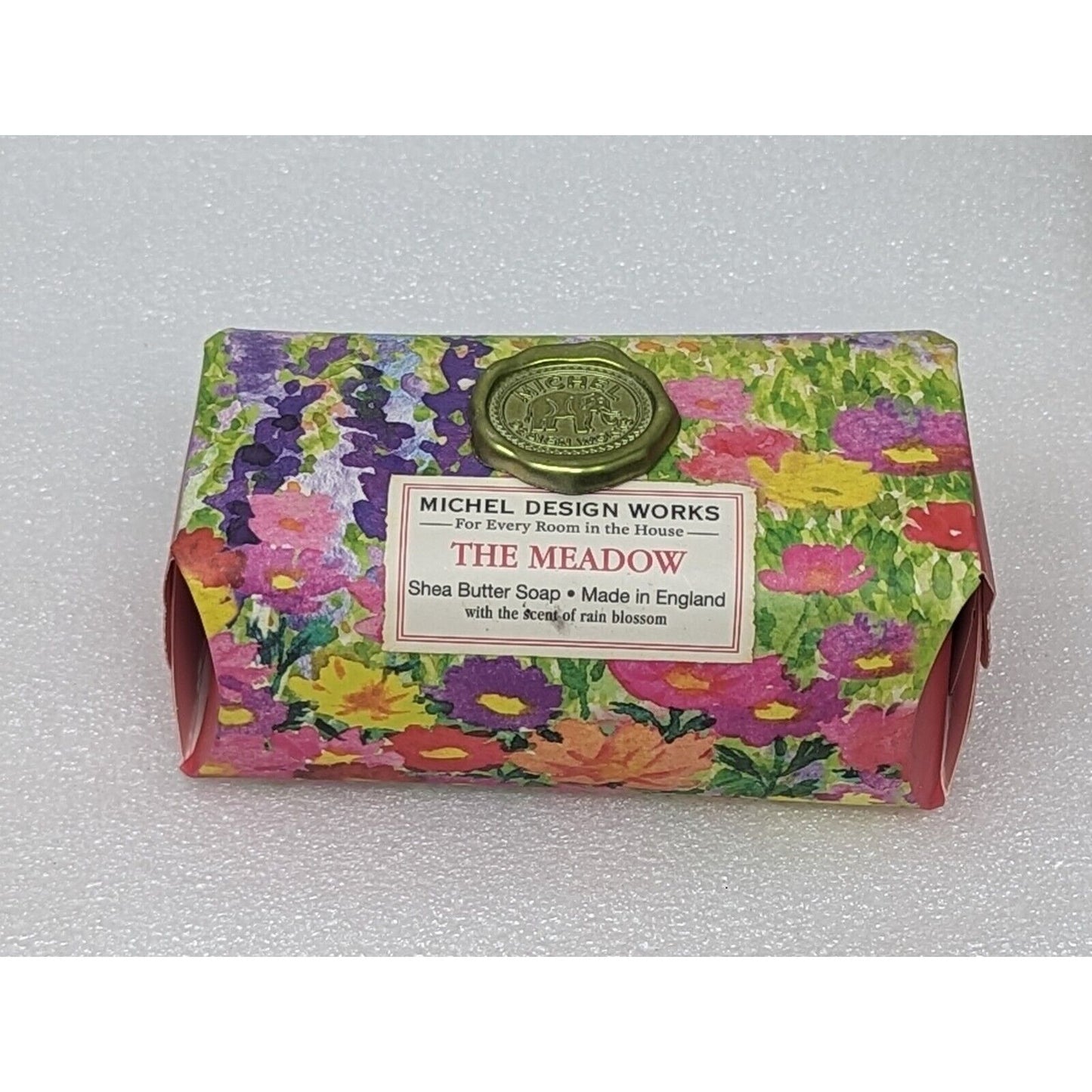 Michel Design Works The Meadow Shea Butter Soap Bar Rain Blossom Scent