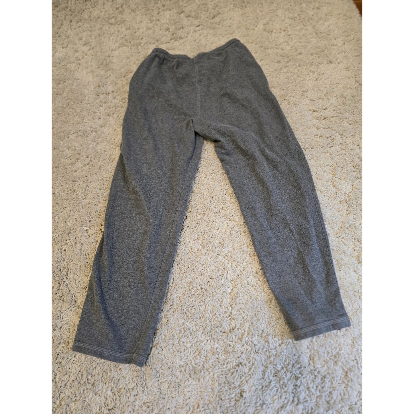 Vintage Cherokee Men’s Medium Gray Sweatpants Drawstring Straight Leg Lounge Y2K