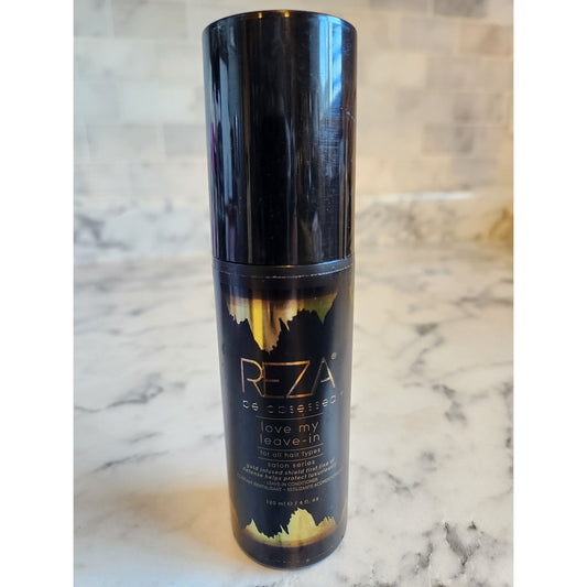 REZA Be Obsessed Love My Leave-In Conditioner 120ml 4oz Gold Infused Shield For All Hair Types