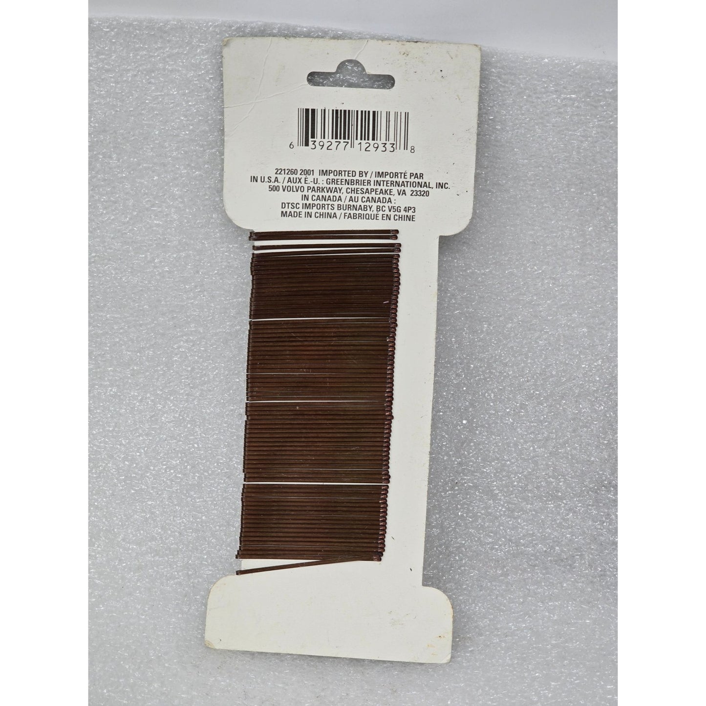 72-Pack Brown Bobby Pins Salon Quality Hair Clips