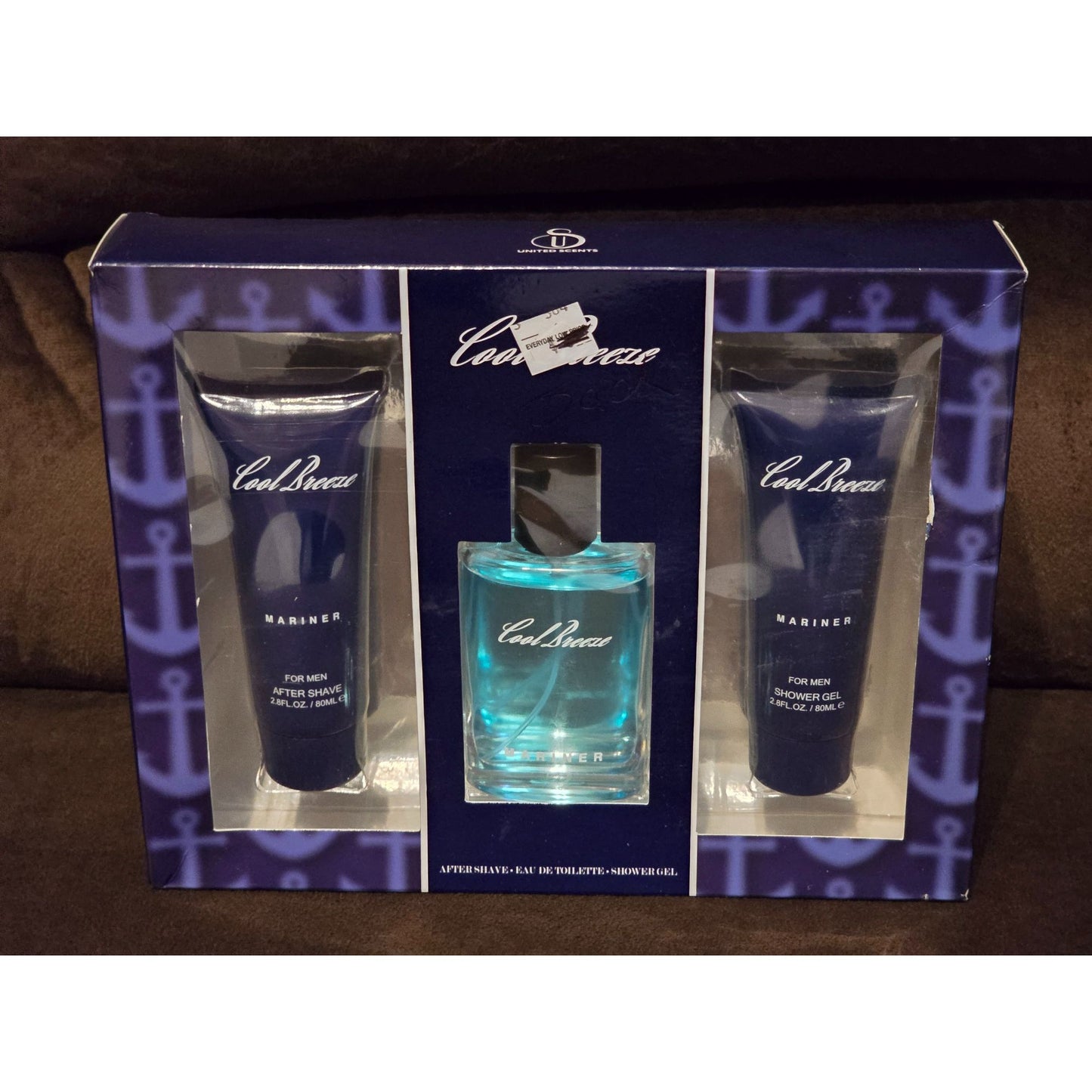 Cool Breeze Mariner For Men 3 Pc Gift Set EDT Cologne After Shave Shower Gel