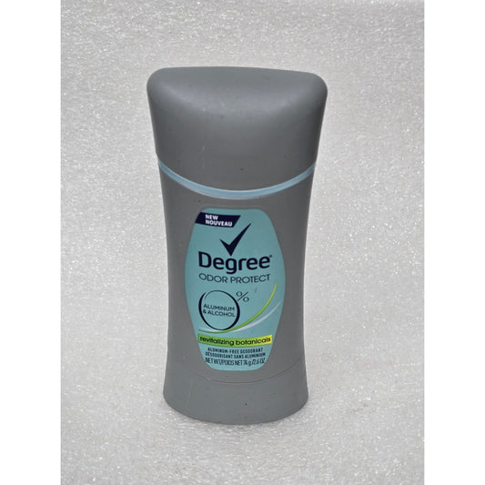 Degree Odor Protect Aluminum Free Deodorant Revitalizing Botanicals 2.6 Oz