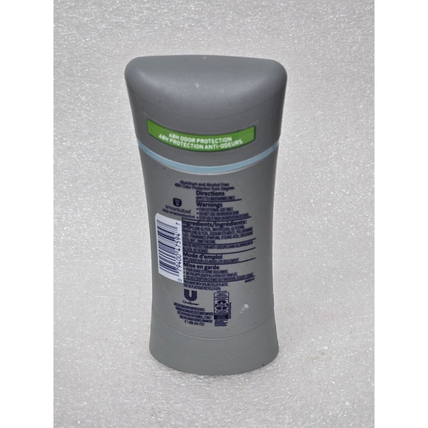 Degree Odor Protect Aluminum Free Deodorant Revitalizing Botanicals 2.6 Oz