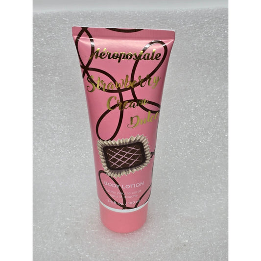 Aéropostale Strawberry Cream Dulce Body Lotion Hydrating Moisturizer