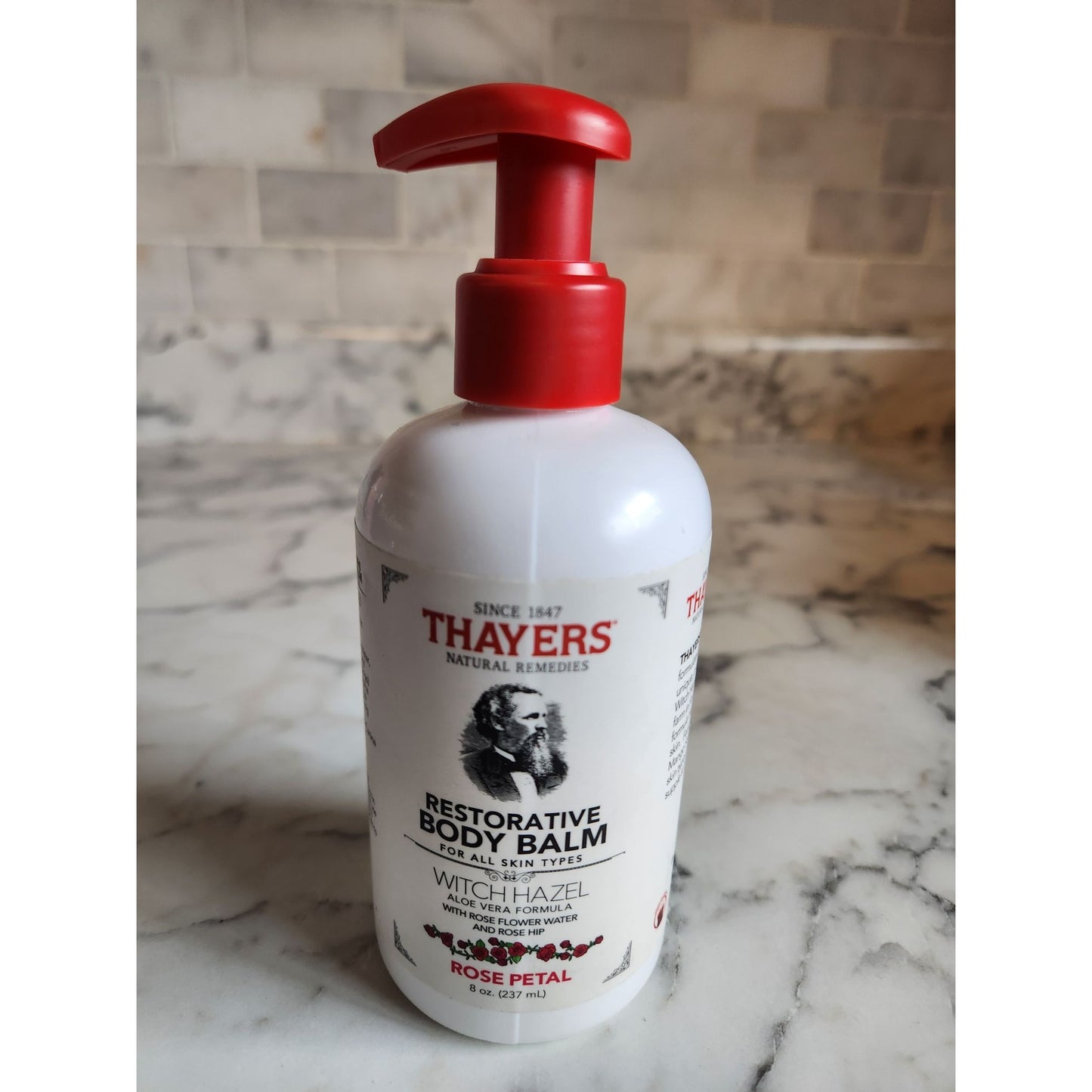 Thayers Restorative Body Balm With Witch Hazel Rose Petal 8 Oz