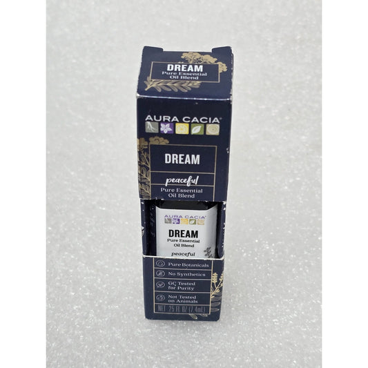 Aura Cacia Dream Peaceful Essential Oil Blend 0.25 Fl Oz