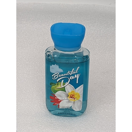 Bath & Body Works Beautiful Day Shea & Vitamin E Shower Gel 3 oz Travel Size