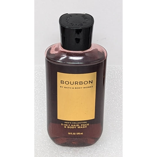 Bath & Body Works Bourbon 3-In-1 Hair Face & Body Wash 10 Fl Oz