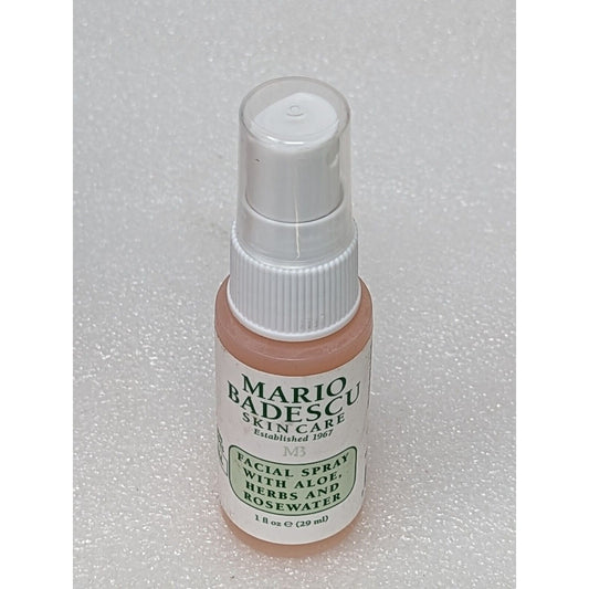 Mario Badescu Facial Spray With Aloe Herbs & Rose Water 1 oz Travel Size