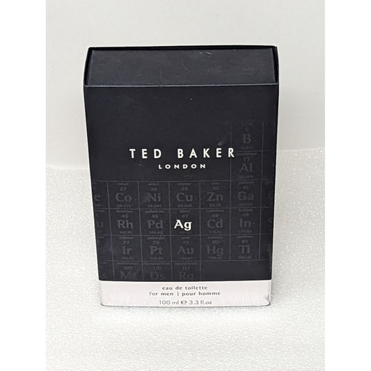 Ted Baker AG Silver Cologne For Men Eau De Toilette EDT Pour Homme 3.3 oz