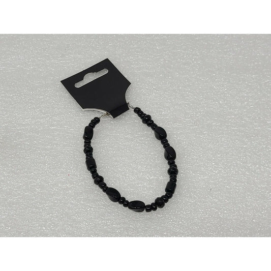 Fashion Bracelet w/ Black Beads