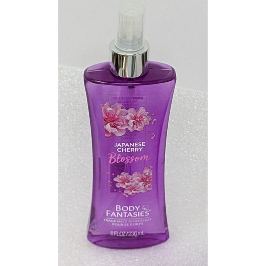 Body Fantasies Japanese Cherry Blossom Fragrance Body Spray 8 Fl Oz