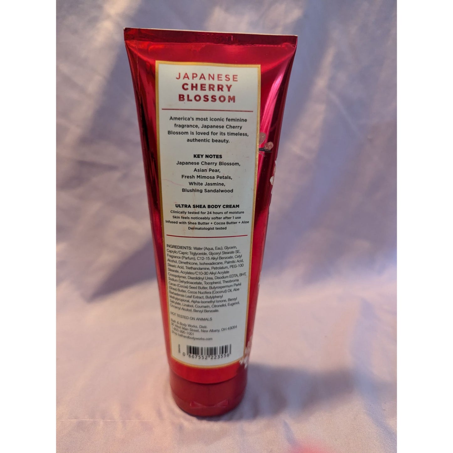 Bath & Body Works Japanese Cherry Blossom Ultra Shea Body Cream 24 Hour Moisture