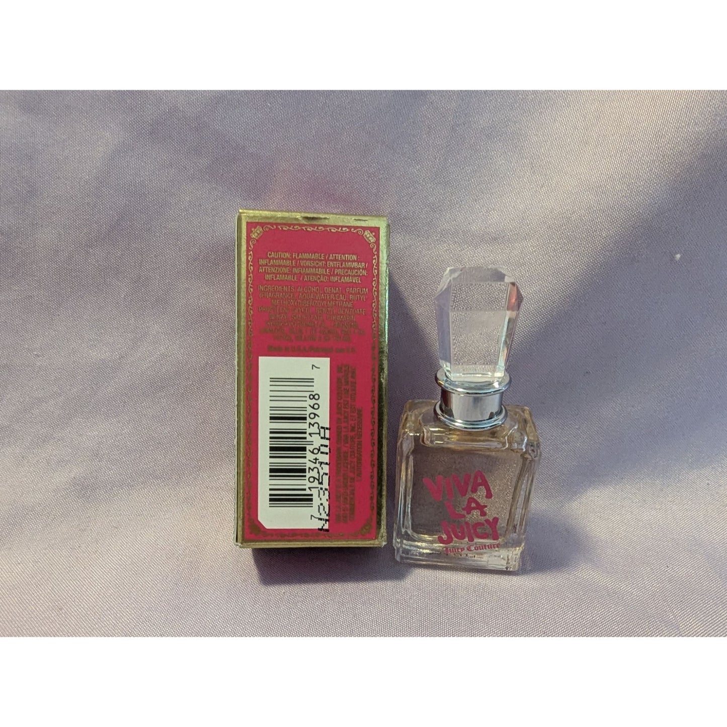Juicy Couture Viva La Juicy Parfum Mini 0.17 Fl Oz Glass Bottle & Box