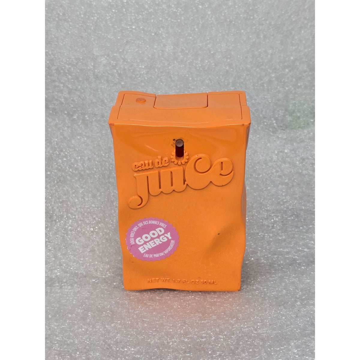Eau De Juice Good Energy Eau De Parfum Perfume Spray 1.7 Oz Modern Orange Bottle